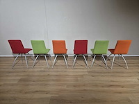 Moderne - design - eetkamerstoelen - office chair (6x) - afbeelding 6 van  8