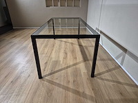 Moderne - design - glazen - eettafel - afbeelding 2 van  5