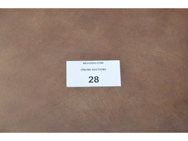 Moderne bruin rechthoekige tafel afm. 180x80 , 6 stoelen bruin rug en zit - afbeelding 5 van  8