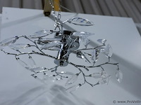 Moderne chromen plafondlamp - afbeelding 1 van  3