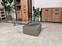 Moderne glazen salontafel - afbeelding 3 van  13