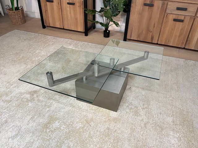Moderne glazen salontafel - afbeelding 10 van  13