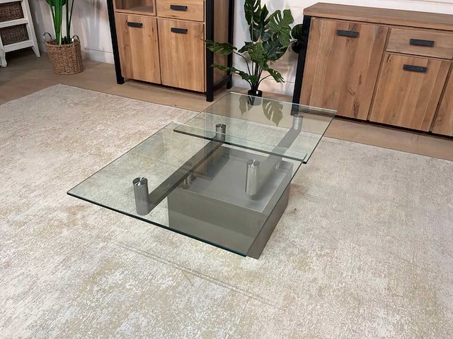 Moderne glazen salontafel - afbeelding 9 van  13