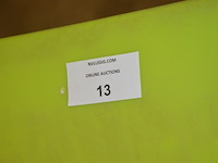 Moderne groen pvc staantafel afm. 70x70x110 - afbeelding 5 van  5