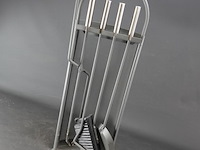 Moderne ijzeren haardset - afbeelding 2 van  4