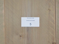 Moderne vol houten kast 4 deuren met opzet afm. 240x37x235 - afbeelding 3 van  7