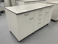 Modulair laboratorium mobiel kastje (3x) - afbeelding 1 van  3