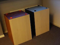 Modulaire houten kasten