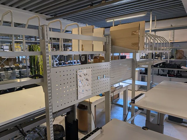 Modulaire inpaktafel met 4x werkplek - afbeelding 5 van  7