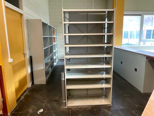 Modulaire metalen stellingkast (11x) - afbeelding 1 van  11