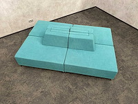 Modulaire ontvangstopstelling 4-delig groen/petrol - afbeelding 4 van  17