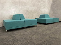 Modulaire ontvangstopstelling 4-delig groen/petrol - afbeelding 6 van  17