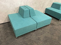 Modulaire ontvangstopstelling 4-delig groen/petrol - afbeelding 7 van  17