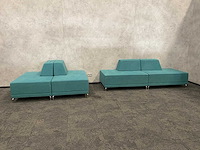 Modulaire ontvangstopstelling 4-delig groen/petrol - afbeelding 9 van  17