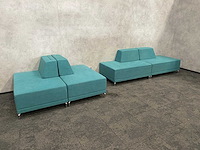 Modulaire ontvangstopstelling 4-delig groen/petrol - afbeelding 12 van  17