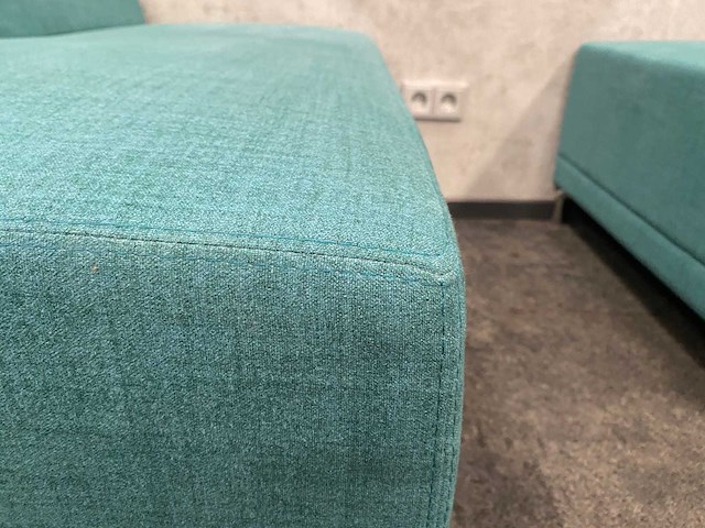 Modulaire ontvangstopstelling 4-delig groen/petrol - afbeelding 14 van  17