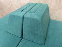 Modulaire ontvangstopstelling 4-delig groen/petrol - afbeelding 16 van  17