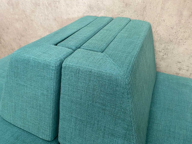 Modulaire ontvangstopstelling 4-delig groen/petrol - afbeelding 17 van  17