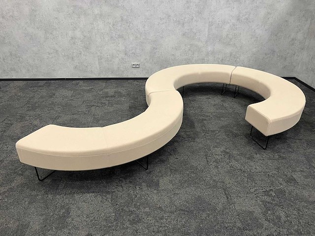 Modulaire organische sofa - beige - afbeelding 3 van  8