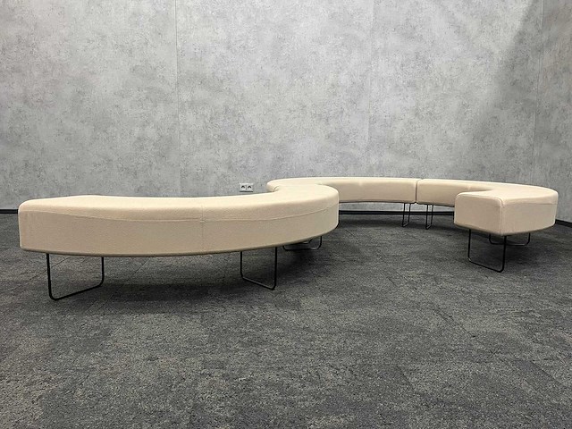 Modulaire organische sofa - beige - afbeelding 4 van  8
