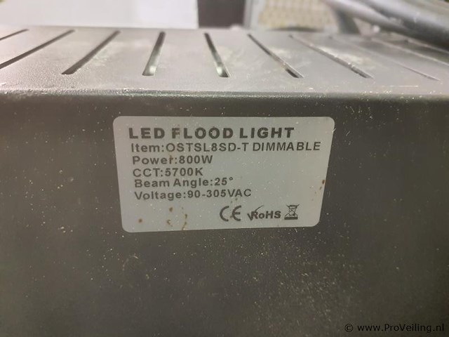 Modulaire schijnwerper voor sportvelden ostsl8sd-t - 2 stuks - afbeelding 5 van  5