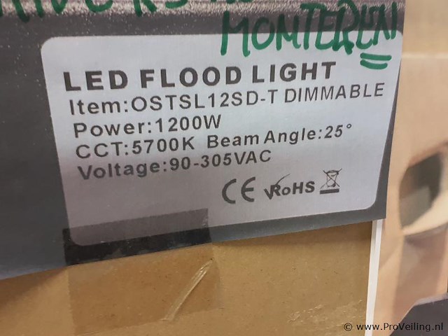 Modulaire schijnwerper voor sportvelden/led-flood light tango 1200 - afbeelding 6 van  8