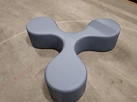 Modulaire zitpoef (3-armig), la cividina, blauw - afbeelding 2 van  5