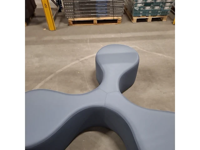 Modulaire zitpoef (3-armig), la cividina, blauw - afbeelding 4 van  5