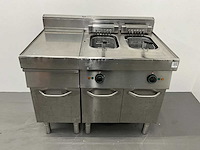 Modular - 70/70 fre 10 - dubbele friteuse met neutrale unit - afbeelding 3 van  6