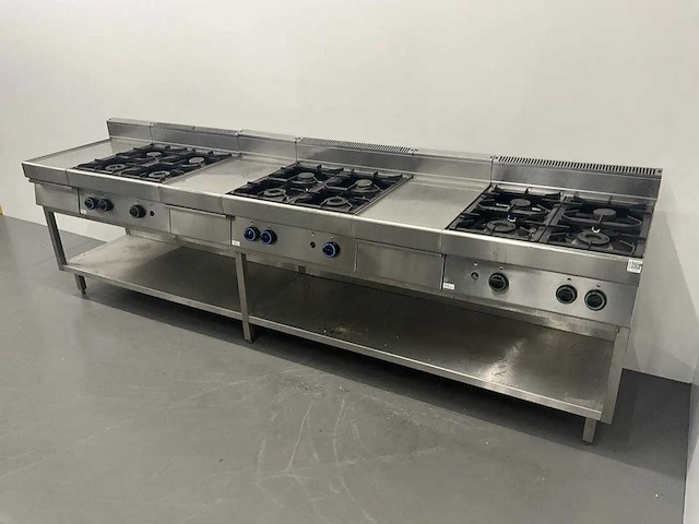 Modular - kooklijn met 3 gasfornuizen - afbeelding 1 van  12