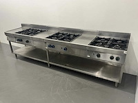 Modular - kooklijn met 3 gasfornuizen - afbeelding 1 van  12