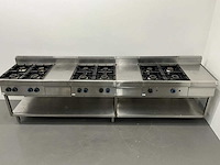 Modular - kooklijn met 3 gasfornuizen - afbeelding 2 van  9