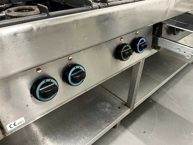 Modular - kooklijn met 3 gasfornuizen - afbeelding 9 van  9