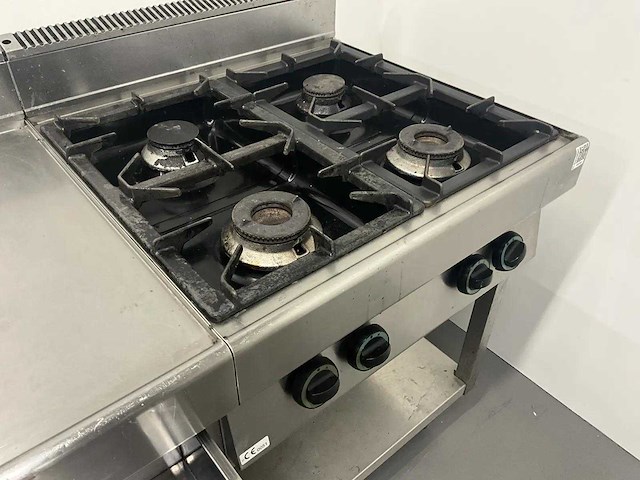 Modular - kooklijn met 3 gasfornuizen - afbeelding 7 van  8