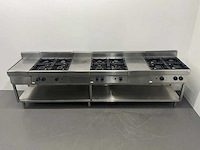 Modular - kooklijn met 3 gasfornuizen - afbeelding 2 van  8