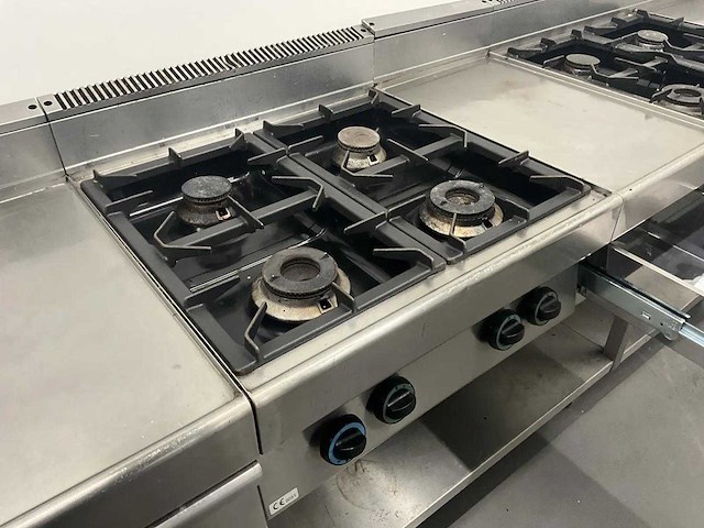 Modular - kooklijn met 3 gasfornuizen - afbeelding 4 van  8