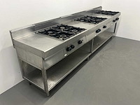 Modular - kooklijn met 3 gasfornuizen - afbeelding 7 van  12