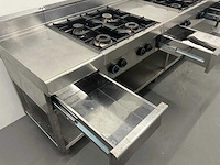 Modular - kooklijn met 3 gasfornuizen - afbeelding 9 van  12