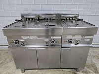 Modular - rvs frituurlijn bestaande uit 1 dubbele frituur en 1 enkele frituur - afbeelding 2 van  8