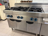 Modular 70-110 pcg 6-delig rvs gasfornuis - afbeelding 2 van  8
