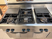 Modular 70-110 pcg 6-delig rvs gasfornuis - afbeelding 3 van  8