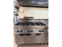 Modular 70-110 pcg 6-delig rvs gasfornuis - afbeelding 4 van  8