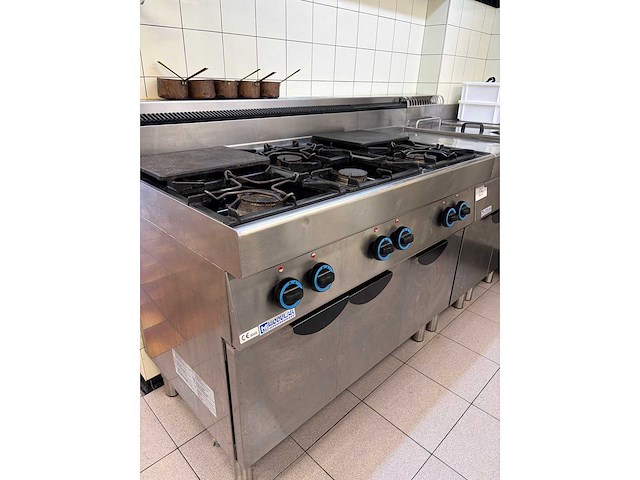 Modular 70-110 pcg 6-delig rvs gasfornuis - afbeelding 8 van  8