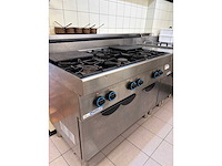 Modular 70-110 pcg 6-delig rvs gasfornuis - afbeelding 8 van  8