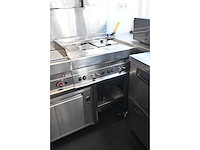 Modular complete rvs kooklijn - spiegelbakplaat - dubbele friteuse fornuis - warmtehoudkast - afbeelding 9 van  10