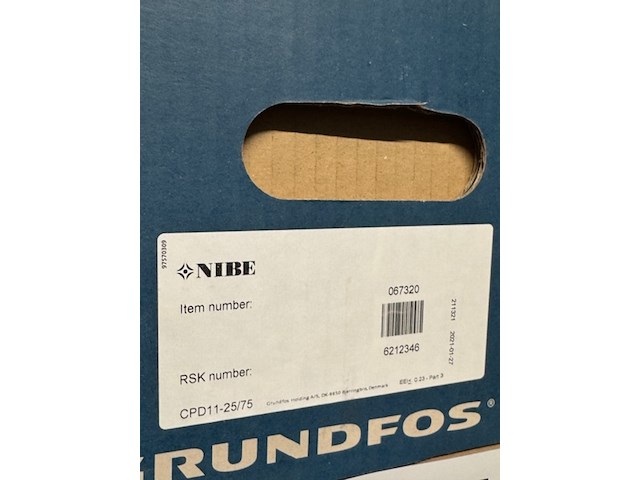 Modulerende circulatiepomp, cpd11-25/75 - afbeelding 3 van  3