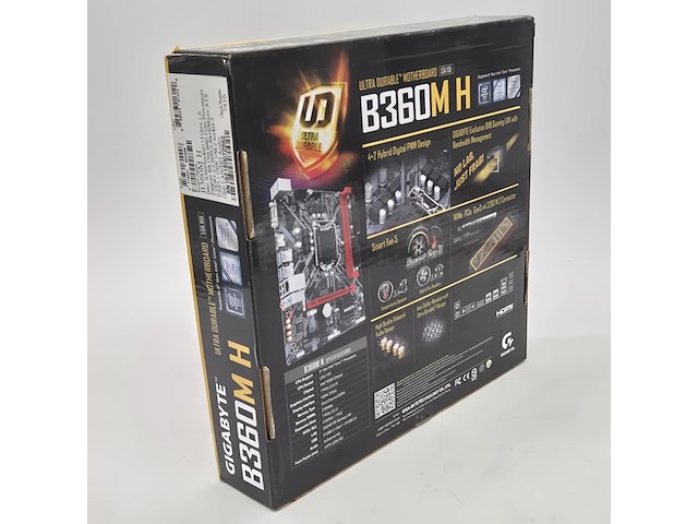 Moederbord, gigabyte, b360m h intel m.2 socket ddr4 - afbeelding 3 van  7