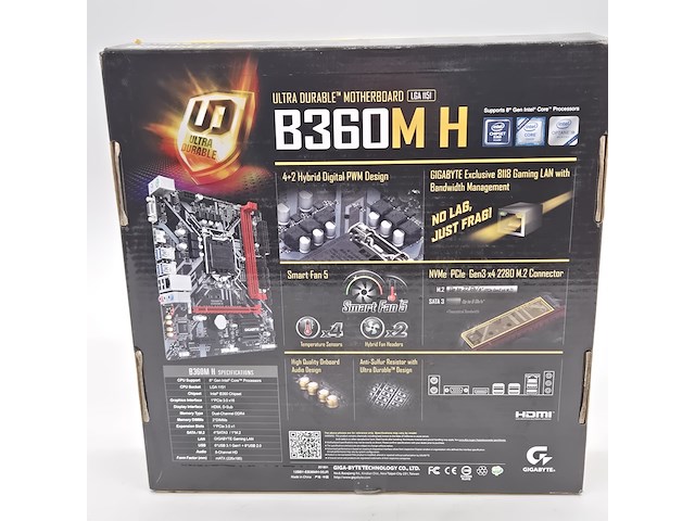 Moederbord, gigabyte, b360m h intel m.2 socket ddr4 - afbeelding 4 van  7