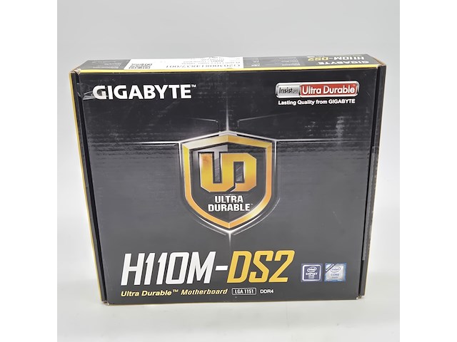 Moederbord, gigabyte, h110m-ds2 intel sata ddr4 - afbeelding 2 van  7