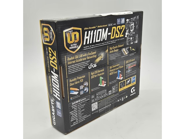 Moederbord, gigabyte, h110m-ds2 intel sata ddr4 - afbeelding 3 van  7